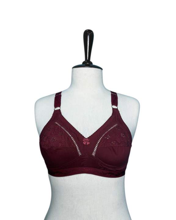 Soft%20Cotton%20Embroided%20Bra%20For%20Women%20With%20Support%20Belt,%20Fancy%20Cotton%20Brazier%20-%20Image%209