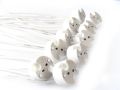 10-200pcs/lot MR16 MR11 GU5.3 G5.3 G4 lamp base connector cable lamp Socket base MR16 lamp fitting fix holder 15cm Silicon cable. 