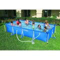 Intex  swimming pool 3m x 2m rectangular metal frame swimming paddling pool. 