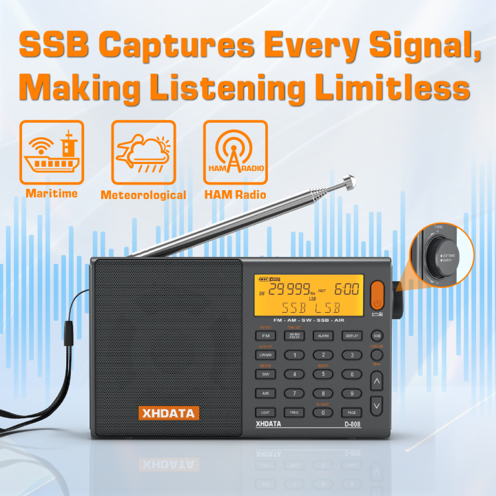 SIHUADON/XHDATA%20D-808%20%20Radio%20Receiver%20AM%20FM%20SW%20MW%20AIR%20SSB%20RDS%20Portable%20Digital%20Radio%20with%20ATS%20Hi-Fi%20Stereo%20Rechargeable%20Battery%20-%20Image%203