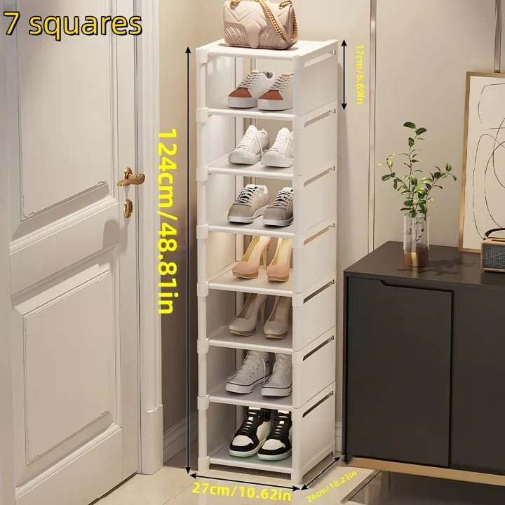 Metal%20Frame%20Shoe%20Rack%20Multi-Tier%20Fabric%20Shelves%20Space%20Saving%20for%20Sneakers%20Sandals%20Entryway%20Easy%20Assembly%20Holiday%20Storage%20-%20Image%203
