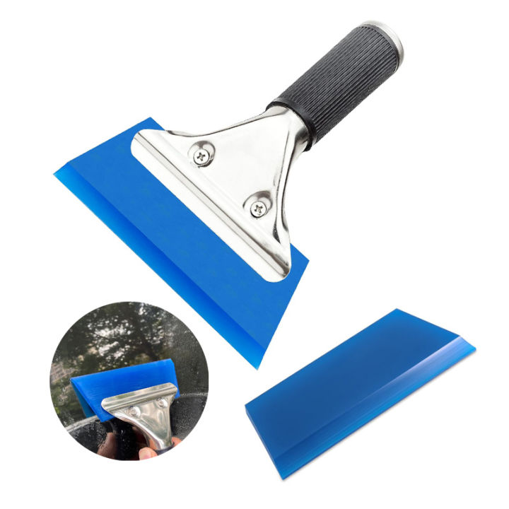 Window Tint Squeegee  Scraper Blades Non-Slip Handle Window Glass Wiper Car Wash Cleaning Tool Water Blade Snow Shovel