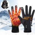 Winter Gloves Waterproof Thermal Touch Screen Thermal Windproof Warm Gloves Cold Weather Running Riding Sports Hiking Ski Gloves. 