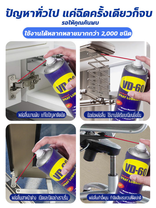 Use%20only%201%20second%20lubrication,%20no%20dead%20angle%20VD-60%20450ml%20multi-purpose%20oil,%20reduce%20friction,%20365%20days%20lubrication,%20suitable%20for%20chain,%20mechanical%20gear,%20door,%20window%20lock,%20etc.%20-%20Image%204