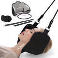 Hammock with stand for Neck Traction Massager Hamac cervicales to Reduce Neck Pain Relief Relaxation with Free Eye Mask. 