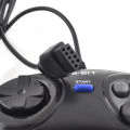 1-2 Pcs Black Gamepad Controller For Sega Mega Drive 9 Pin 6 Buttons Gamepads for Sega Genesis 16 bit video game console. 