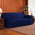 Soft Elastic 7 seater Bubble Cloth Universal Sofa Cover Breathable Thick Slipcover Protector. 