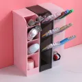 1pc Multi-Layer Pen Holder & Cosmetic Brush Storage Holder - Perfect for Office & School Supplies. 