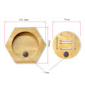 1/2/6Pcs Wooden Medal Display Stand Hexagonal Cellular Design Sports Award Storage Box Creative Wall Decor Home Decoration. 