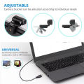 1080P Full HD Web Camera With Universal Clips Fits Laptops Desktops LCD Monitors Webcam Full Hd Microphone.
