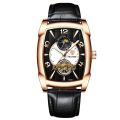 Tevise T802B Men Watch Moon Phase Tourbillon Rectangle. 