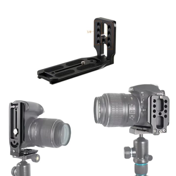 L%20Bracket%20Quick%20Release%20L%20Plate%20Universal%20Camera%201/4%20Inch%20Screw%20Swiss%20Vertical%20Video%20Compatible%20With%20Nikon%20Canon%20Sony%20Fuji%20-%20Image%205