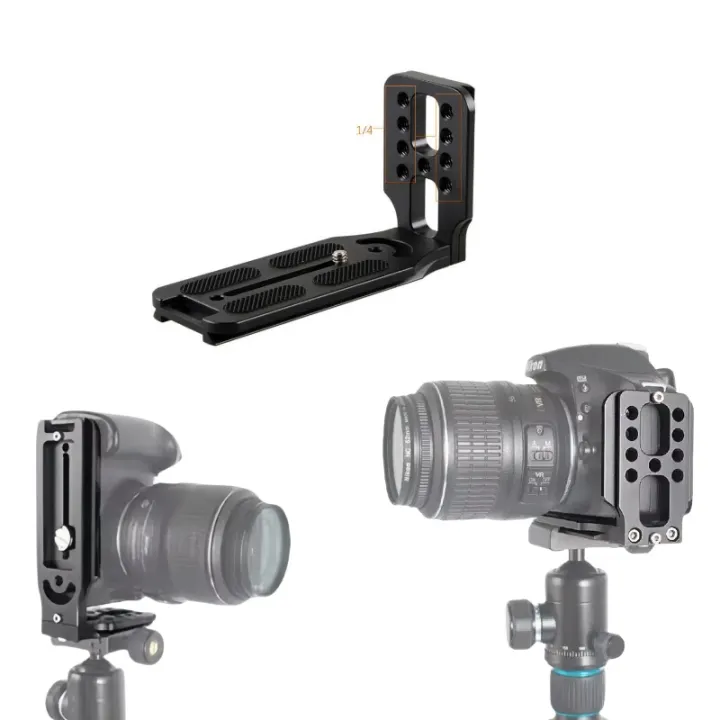 L%20Bracket%20Quick%20Release%20L%20Plate%20Universal%20Camera%201/4%20Inch%20Screw%20Swiss%20Vertical%20Video%20Compatible%20With%20Nikon%20Canon%20Sony%20Fuji%20-%20Image%205