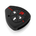 Silicone Car Key Cover Shell Case Chain for Toyota Rav4 Corolla E150 IQ Camry Icon Vitz Auris Yaris Aqua Porte. 