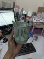 Small Round Slatted Wastebasket for Office or Home
Durable PP Plastic Mini Trash Can, 8.5 cm Base with handle.