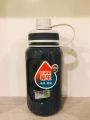 Cille Sports / gym glass bottle with stainer 650ml.. 