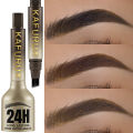 3D Dye Eyebrow Pencil Hairling Anti-smudge Waterproof Long Lasting Black Brown Large Brush Natural Wild Eyebrow Enhancers Cream. 