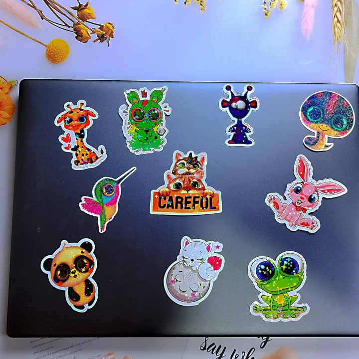 50%20Sheets%20Star%20Pattern%20Size:%202.9X%204.1%20Inch%20Holographic%20Sticker%20Paper%20Glitter%20Clear%20Holographic%20Overlay%20Cold%20Laminating%20Film%20-%20Image%205