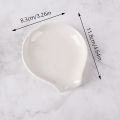 Multipurpose Ceramic Spoon Rest Pad White Spoon Holder Spoon Holder Kitchen Utensils Tableware Spoon Holder Spoon. 
