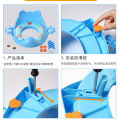 Baby Potty Training Seat – Comfortable Toilet Seat for Kids (With Handle & Back Support). 