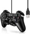 GAMING CONTROLLER JOYSTICK FOR PC - FOR GAMING PC - WIRED USB 2.0 BLACK GAME PAD. 