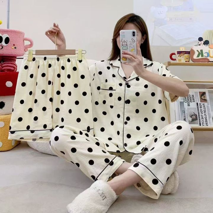 Printed%20Sanrio%20Hello%20Kitty%20Summer%20Cute%203%20Pcs%20Pajamas%20Set%20For%20Women%20-%20Image%209