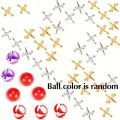 Classic Mini Metal Jack Game Set With Bouncy Ball - Perfect For Family Fun, Party Favors & | Zinc Alloy, Ages 14+.