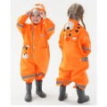 1-10 Years Old Children Raincoat Kids Boys Girls Waterproof Jumpsuit Hooded One-piece Cute Cartoon Baby Rainwear.