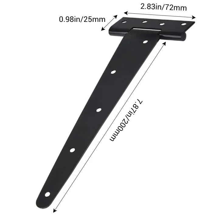 T%20Shape%20Door%20hinges%20with%20Screw%20Triangular%20Shed%20Barn%20Door%20Hinge%20Durable%20Sturdy%20Black%20Tee%20Iron%20Hinges%20Wrought%20Hardware%20accessories%20-%20Image%206
