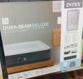 INTEX 67766 0.99M DURA-BEAM Deluxe Fiber-Tech Technology 33CM Extra Thick Inflatable Air Bed Mattress Built-In ..caina.