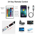 USB LED Strip Lights Bluetooth Control SMD 5050 Led Lights for TV Flexible Ribbon RGB LED Tape Self-adhesive TV Backlight. 