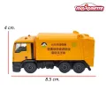 (Outside pack), steel car model, majotte, Hong Kong garbage car, man TGS brand, 100% genuine copyright, can be opened as steel.. 