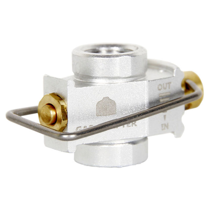 Outdoor Camping Gas Saver Plus Gas Converter Shifter Refill Flat Tank Conversion Adapter Camping Gas Adapter Valve
