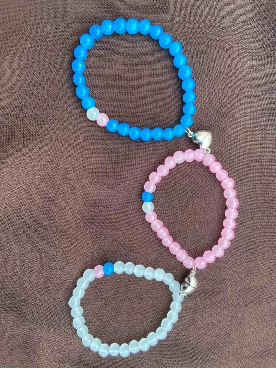 Trio%20Bracelet%20friendship%20bracelet%20bracelet%20for%203%20friends%20best%20friends%20bracelet%20Trio%20magnet%20bracelet%20-%20Image%205