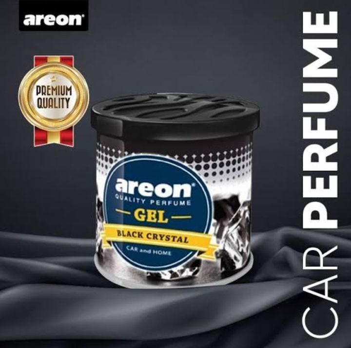 Areon Black Crystal Gel Air Freshener for Car
