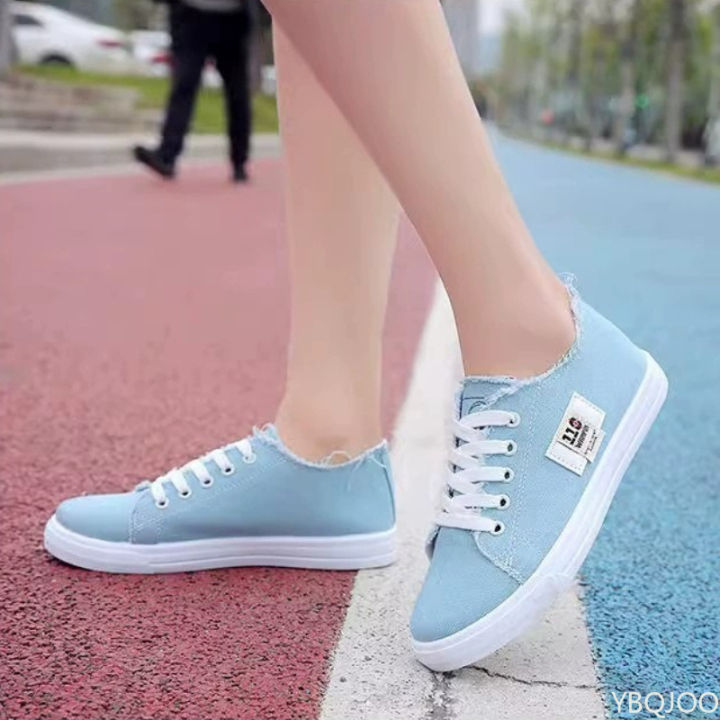 Ladies Versatile Canvas Shoes New Casual Comfort Shoes Student White Sports Flat Fashion Light Women's Sneakers Zapatos Mujer