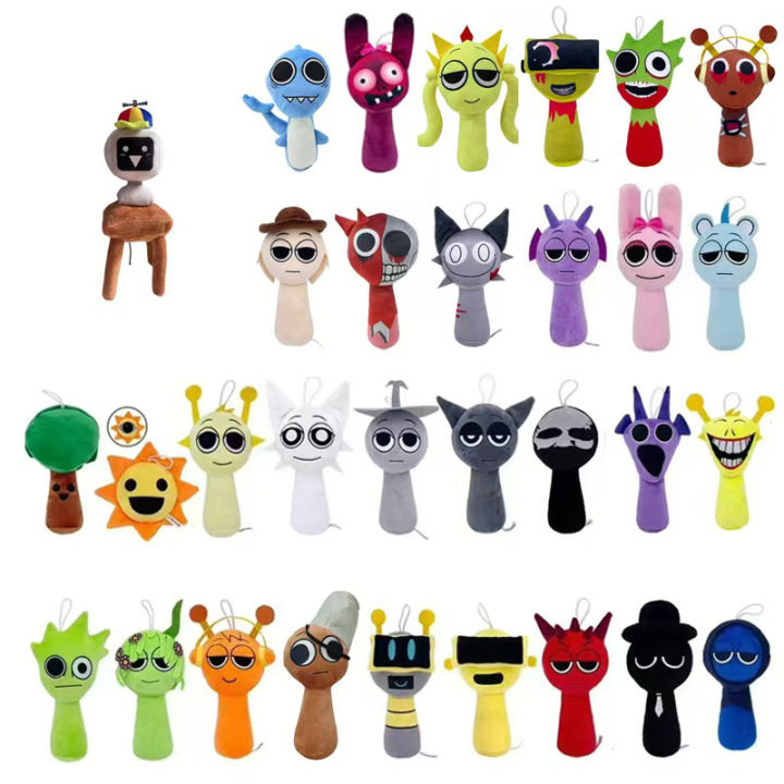 Peluche De Sprunki – Muñeco De Peluche Suave, Figura Coleccionable, Regalo De Cumpleaños Y Navidad Para Niños Y Fans