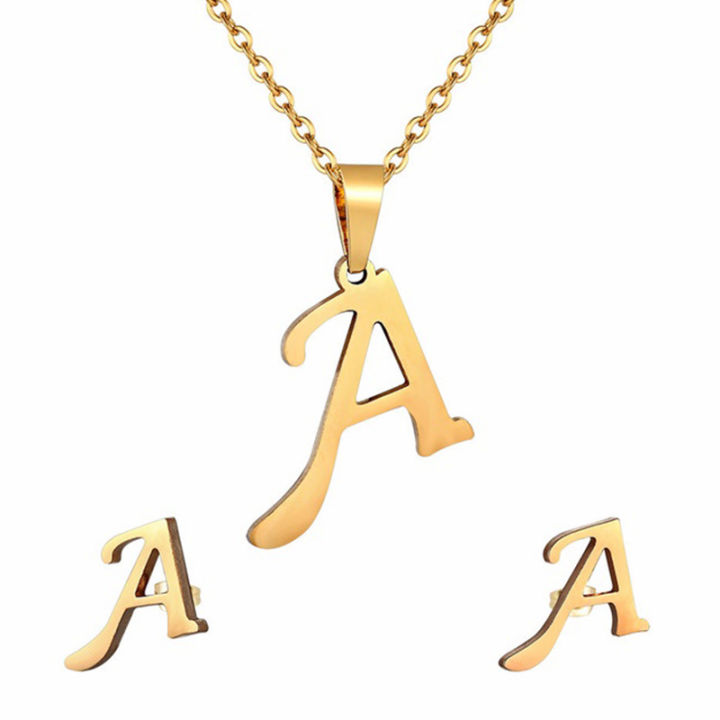 Fashion%20Stainless%20Steel%20Alphabet%20Initial%20Necklace%2026%20English%20Letter%20Earrings%20Necklace%20For%20Women%20Set%20Personalize%20Jewelry%20%20-%20Image%206