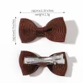 10Pcs Boutique Handmade Tiny Baby Bows Grosgrain 1.5" Hair Bows Alligator Clips for Baby Girls Toddlers Hair Accessories Gift. 