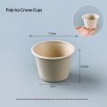 5/10/20/50pcs 5OZ Ice Cream Cup Environmentally Friendly Degradable Disposable Celebrity Dessert Pulp Light Food Paper Bowl.