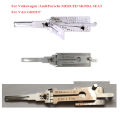 Lishi Vehicle 2-in-1 Decoder Cars Lock Picking Set for Volkswagen /Audi/Porsche MERCED SKODA SEAT HU66 HU162T(8) HU64 VAG GROUP. 