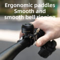 ROCKBROS Bicycle Bell Safety Warning Bike Bell Horn Handlebar Copper Alloy Non-slip Bicycle Alloy Ring Crisp Sound Cycling Alarm. 