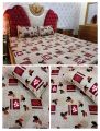 cotton bed sheet best quality king size 3piece set. 