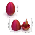 3D Printed Middle Finger Egg Toy Easter Egg Middle Finger Funny Hilarious Prank Toy for Adult Novelty Surprise Eggs Easter Gifts. 