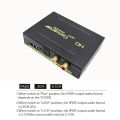HDMI-compatible Audio Extractor Converter To HDMI-compatible SPDIF Optical RCA Adapter 5.1CH Format Output with USB Cable.