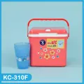 Eskimo portable ice bucket size 3L water bottle thermos flask with tube compartment for 8 hours Made in Thailand. 