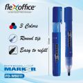 Flex Office Board Marker Black Ink 20 Pcs Box. 