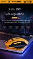 Inphic A9 2.4G Bluetooth Rechargeable Wireless Silent  Gaming Mouse   Three-mode  Mecha Style Mouse   For Pc  Office  Laptop. 