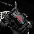 RZMA G-M303 Motorcycle Brake Caliper with Dual-Lip Seals & Active Cooling - CNC Billet Aluminum 4-Piston, High-Performance (40%.