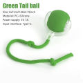 1PC Smart Cat Toys Automatic Rolling Ball Fake Tail Rechargeable Electric Pet Interactive Toy Cat Training Imitate Mouse Tail 1P. 